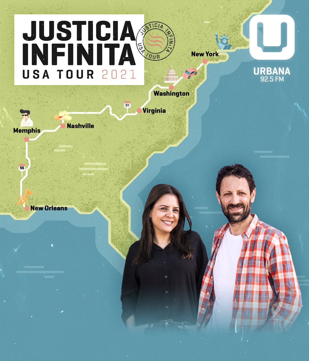 Justicia Infinita: USA tour 2021